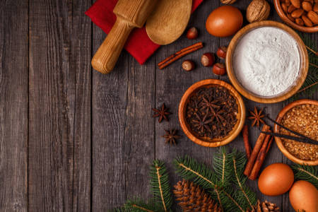 Backen am Weihnachten