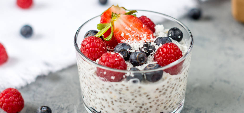 Exotischer Chia Pudding