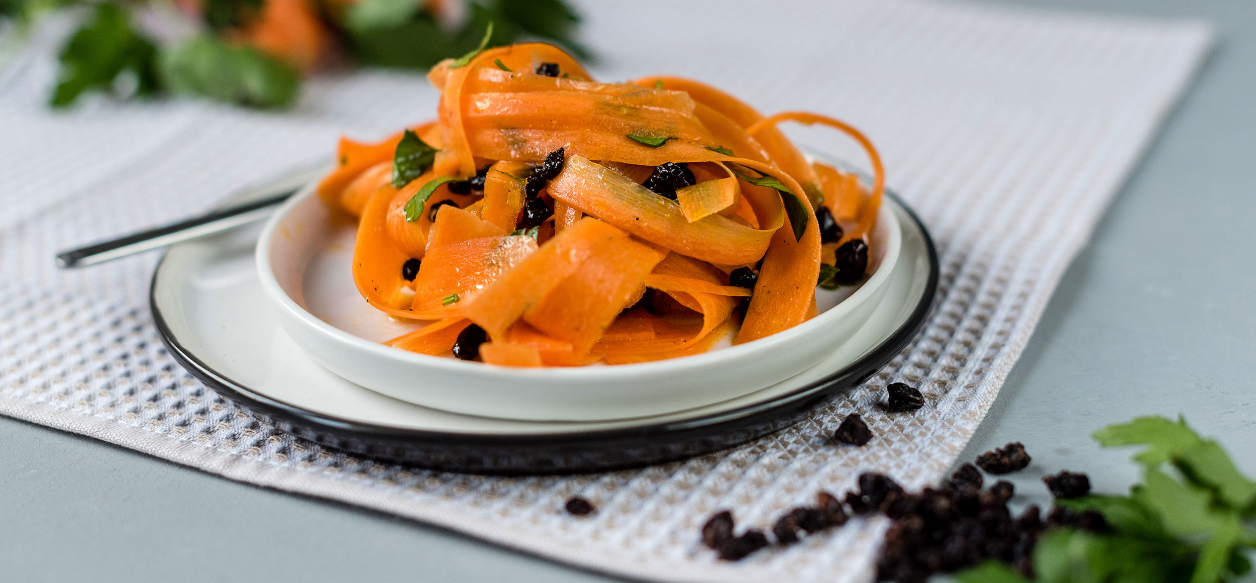 Rüeblisalat mit Currydressing