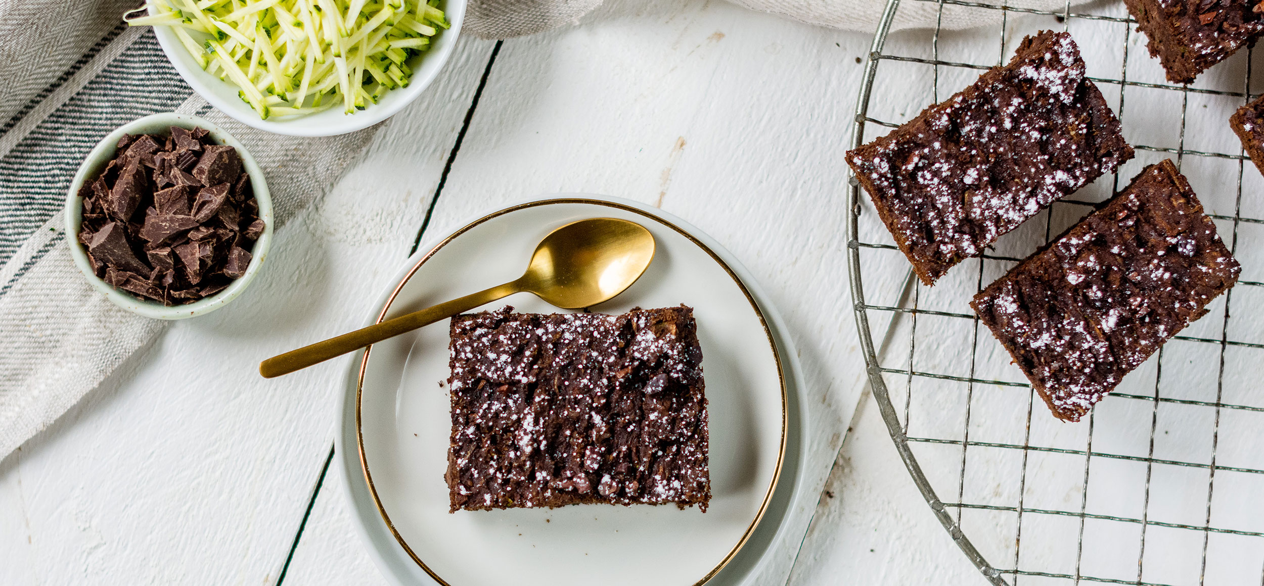 Low-carb brownies aux courgettes