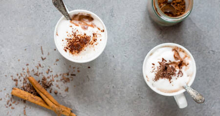 Chocolat chaud au lait d'avoine (végétalien)