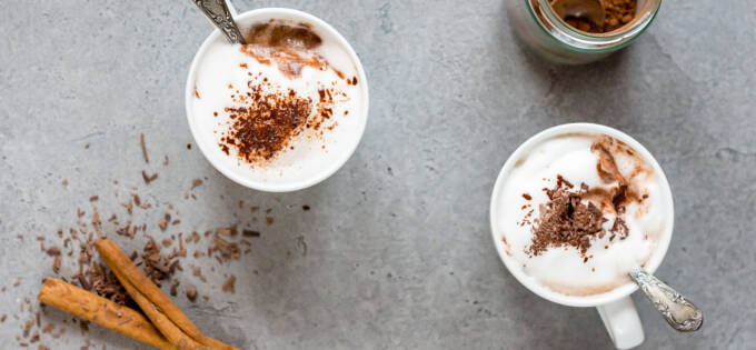 Chocolat chaud au lait d'avoine (végétalien)