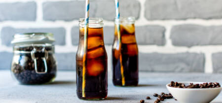 Cold brew coffee ohne Zucker