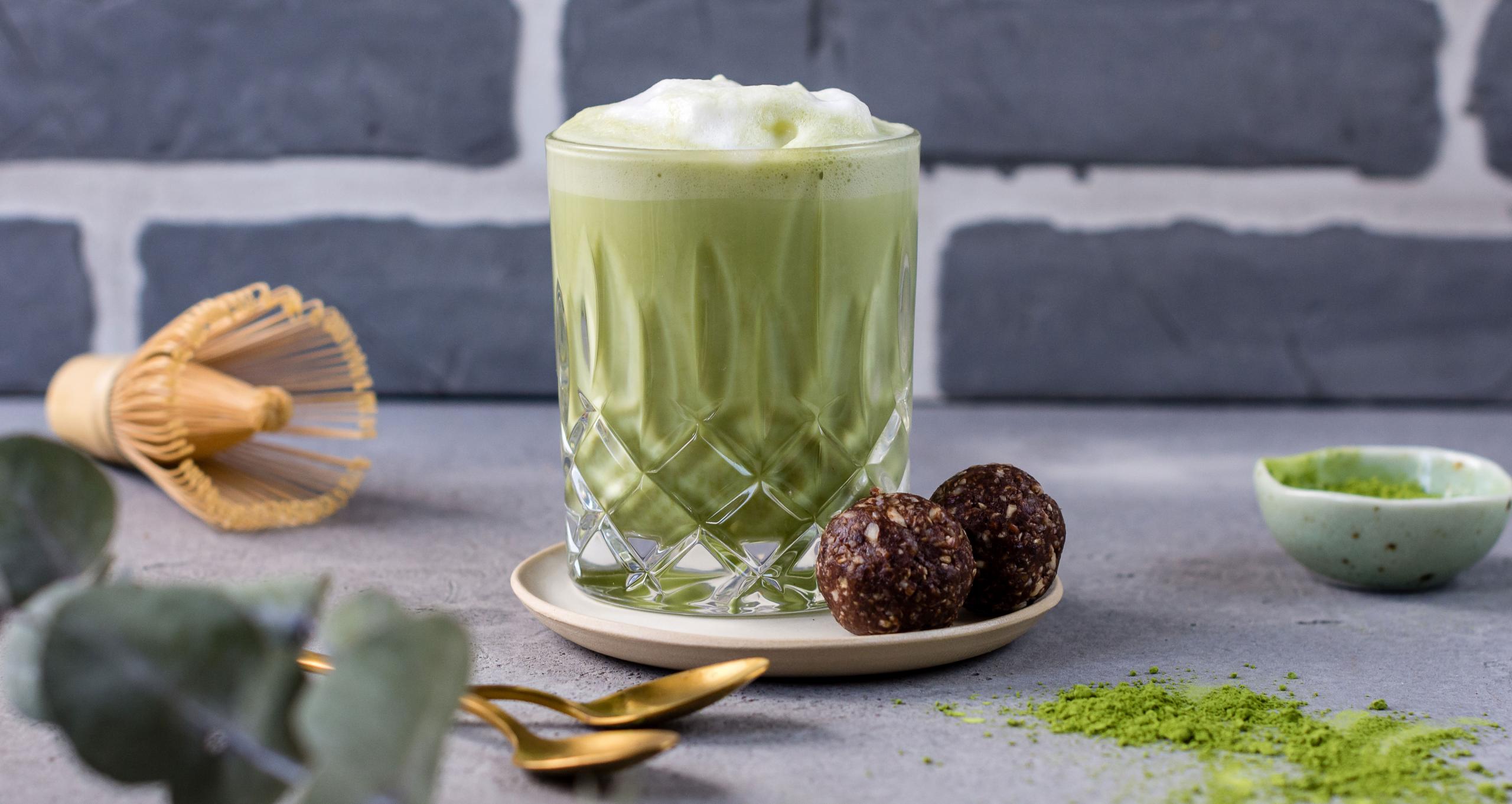 Veganer Matcha Latte